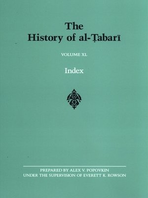 cover image of The History of al-Tabari Volume XL